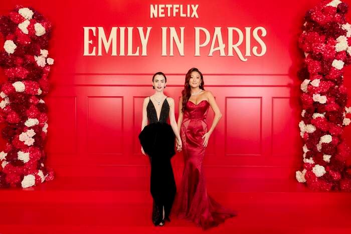 Photos: Ashley Park, Lily Collins, & More at EMILY IN PARIS Season 5 Premiere  Image