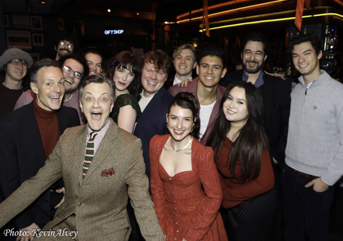 Jim Caruso and the Cast Party Crew at 