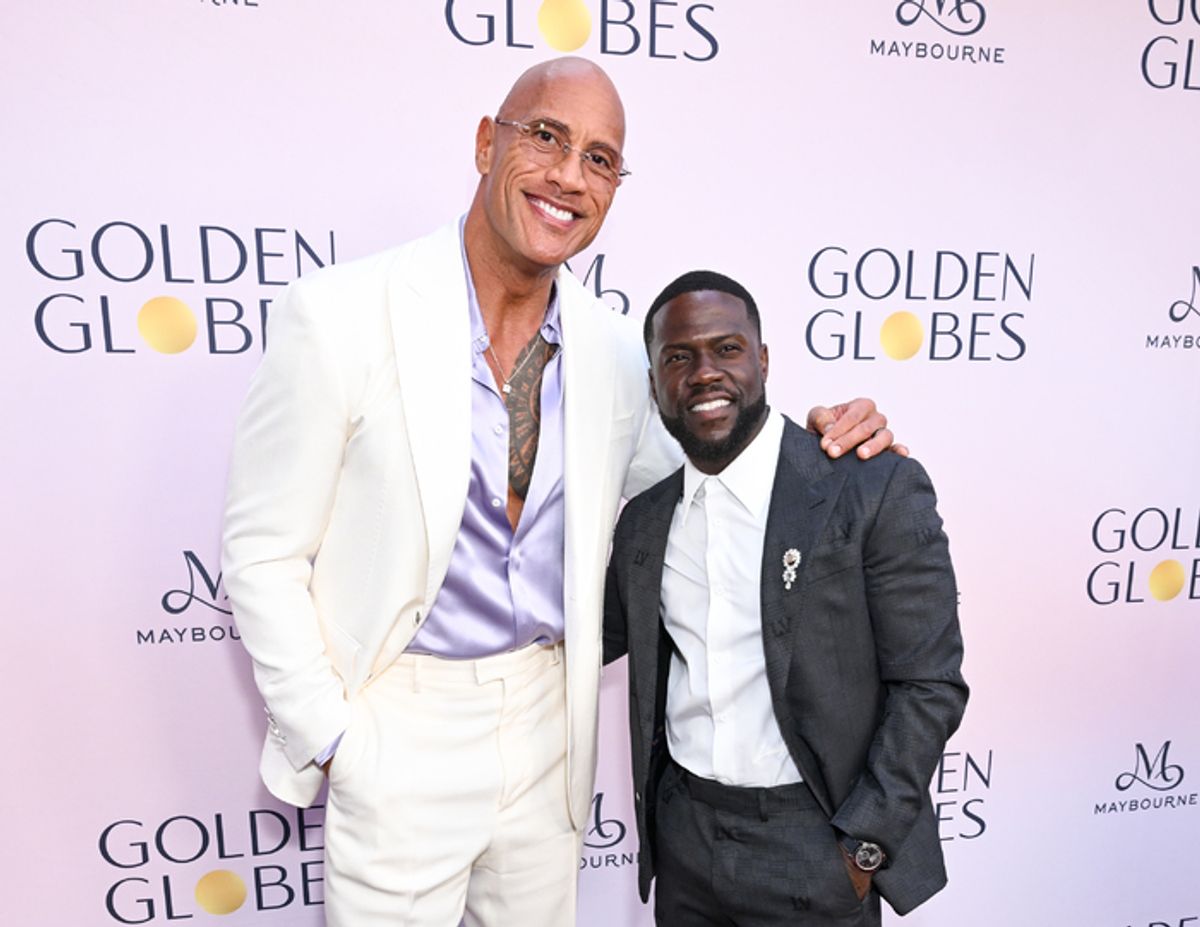 Dwayne Johnson and Kevin Hart  at 