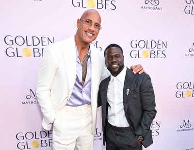 Dwayne Johnson and Kevin Hart  Photo