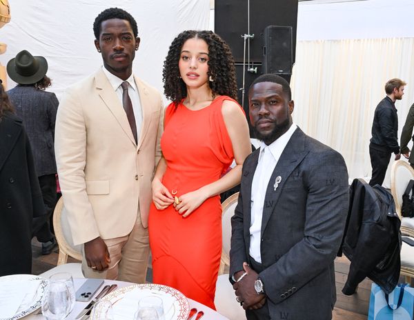Damson Idris, Chase Infiniti and Kevin Hart  Photo
