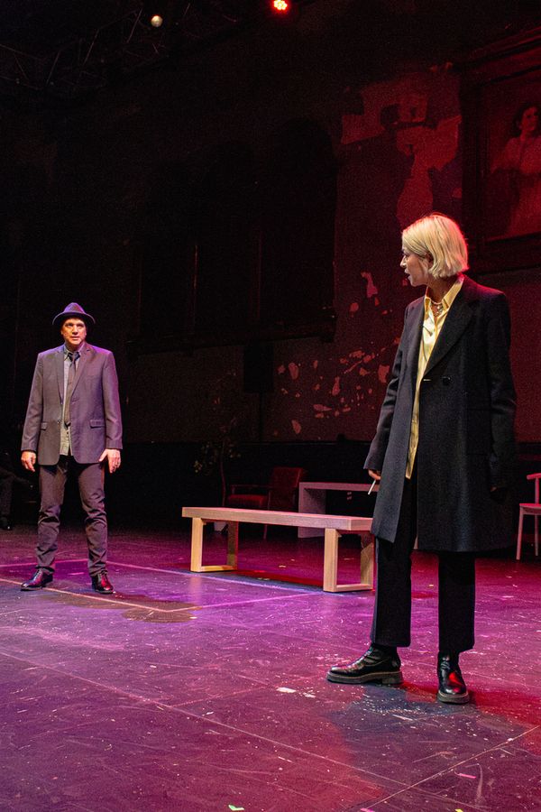 Ralph Macchio and Julia Chan Photo