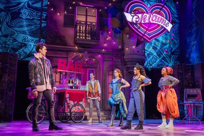 Liam Pearce, Drew Gehling, Teal Wicks, Gianna Harris and Kandi Burruss  Photo