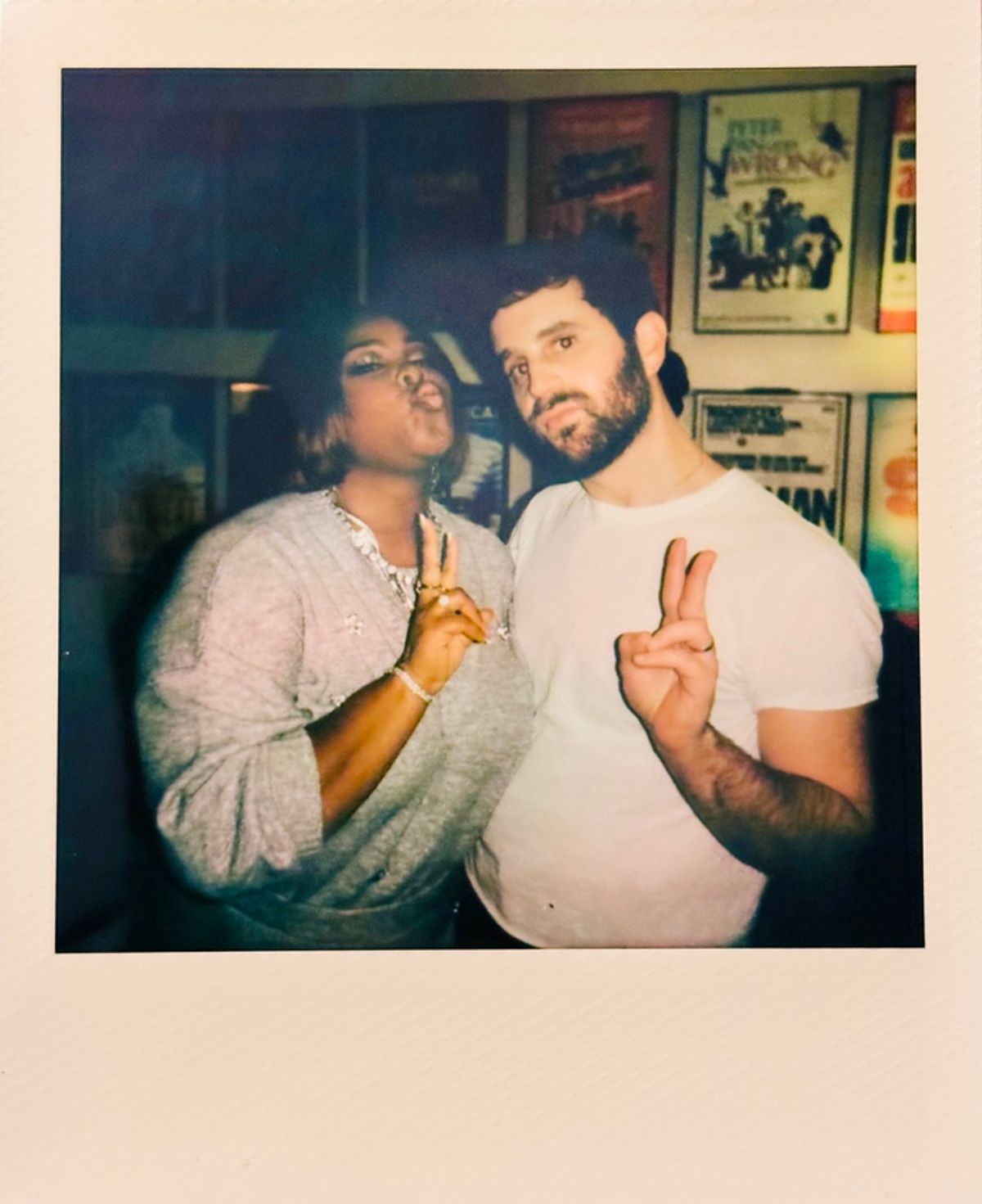 Amber Riley and Ben Platt at 