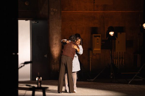 Amber Riley and Ben Platt Photo