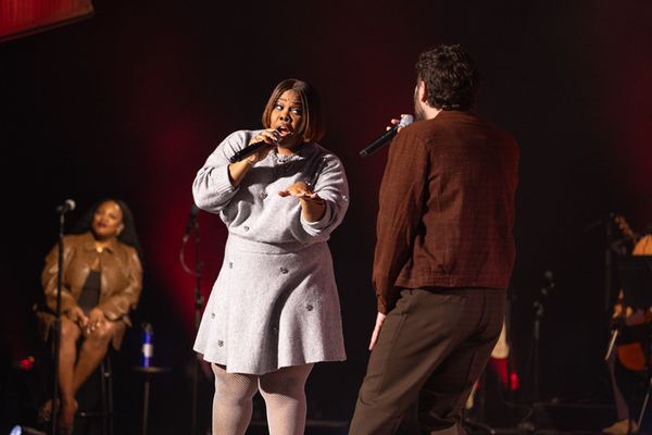 Amber Riley and Ben Platt Photo