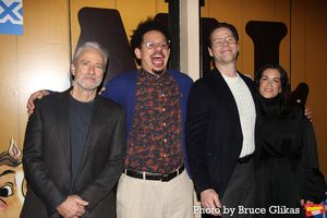 Jon Stewart, Eric Andre, Ike Barinholtz and Abbi Jacobson @ BroadwayWorld Jon Stewart, Eric Andre, Ike Barinholtz and Abbi Jacobson Photo