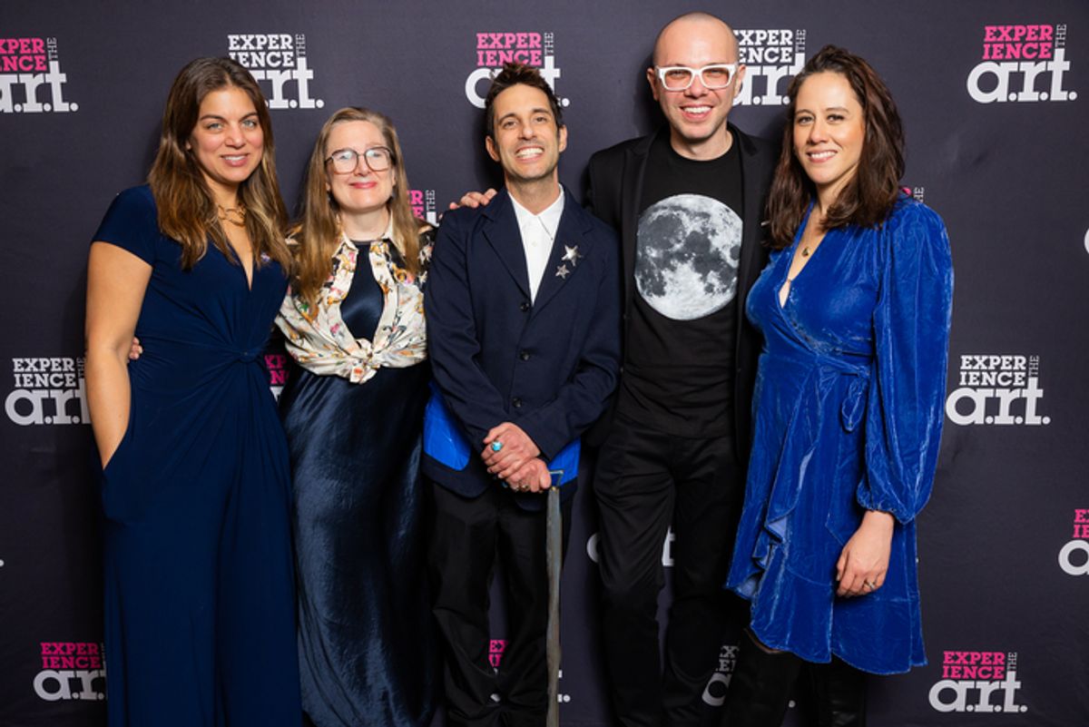 Nadia DiGiallonardo, Sarah Ruhl, Chad King, Ian Axel, and Taibi Magar  at 