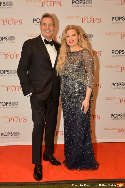 Steven Reineke and Megan Hilty Photo