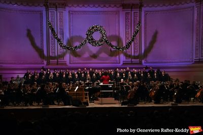 Judith Clurman conducting The New York Pops and Essential Voices USA Photo