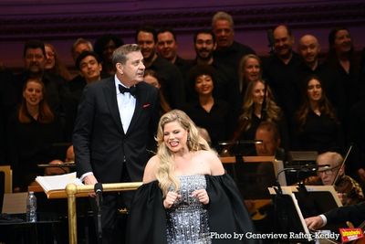 Steven Reineke and Megan Hilty Photo