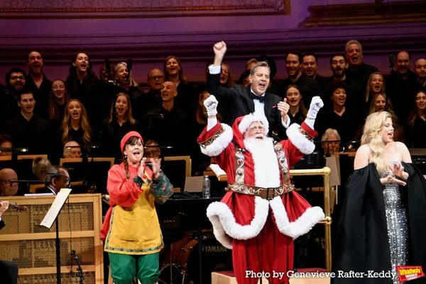 Pecan Pie, Santa Claus, Steven Reineke and Megan Hilty Photo