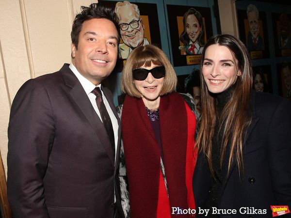 Jimmy Fallon, Anna Wintour and Bee Carrozzini  Photo