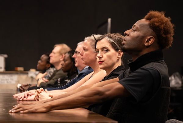 The company of Elevator Repair Service’s ULYSSES Photo