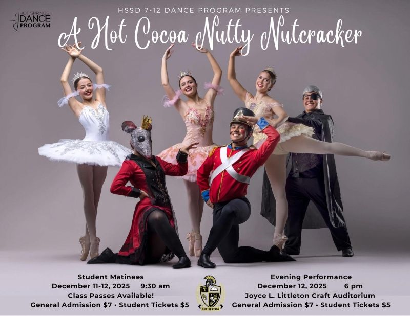 Review: A HOT COCOA NUTTY NUTCRACKER at Hot Springs World Class High School Theater  Image