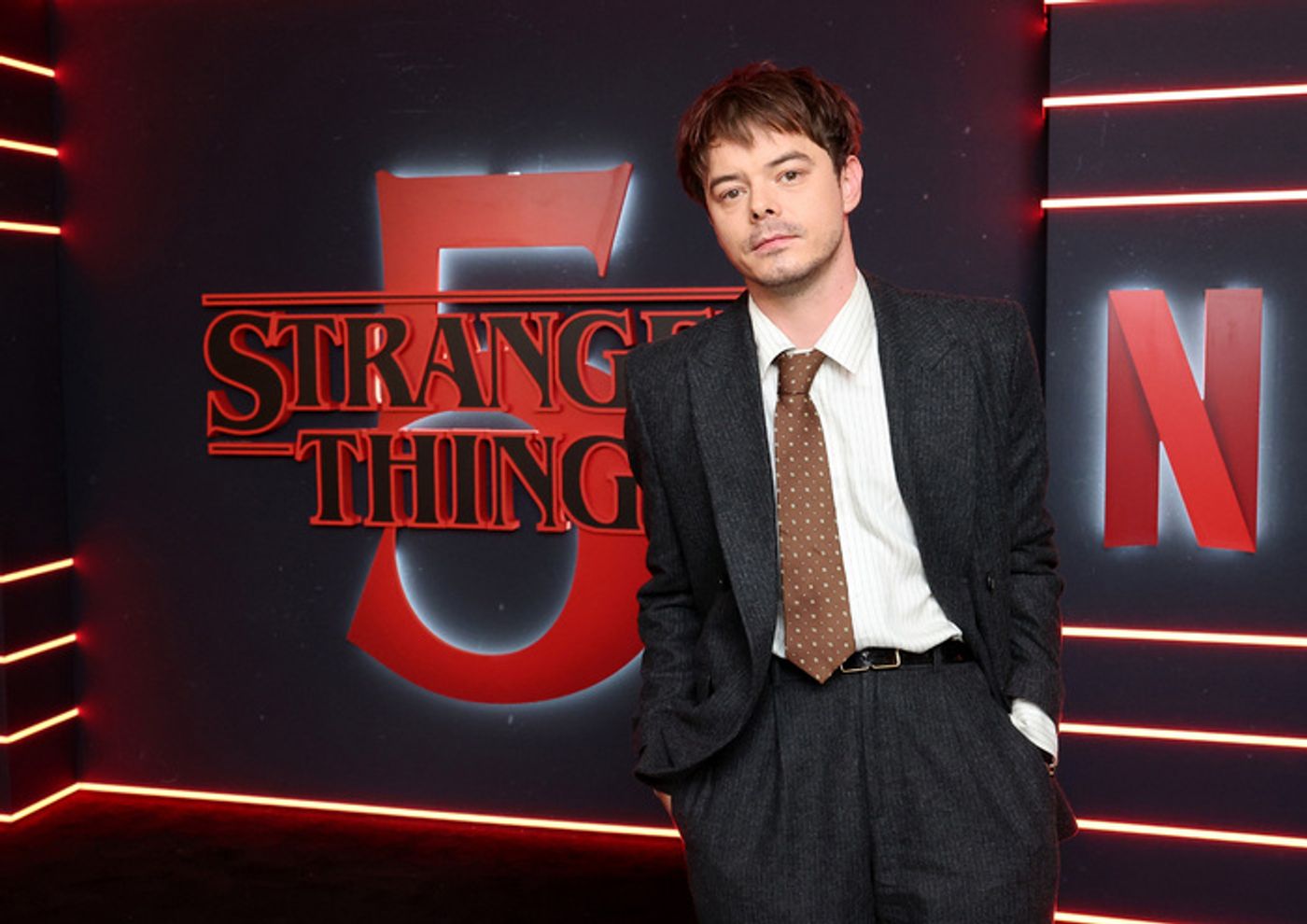 Photos: Gaten Matarazzo, Maya Hawke, & More at STRANGER THINGS 5 NYC Event Photos: Gaten Matarazzo, Maya Hawke, & More at STRANGER THINGS 5 NYC Event Image