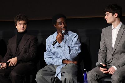 Gaten Matarazzo, Caleb McLaughlin and Noah Schnapp  Photo