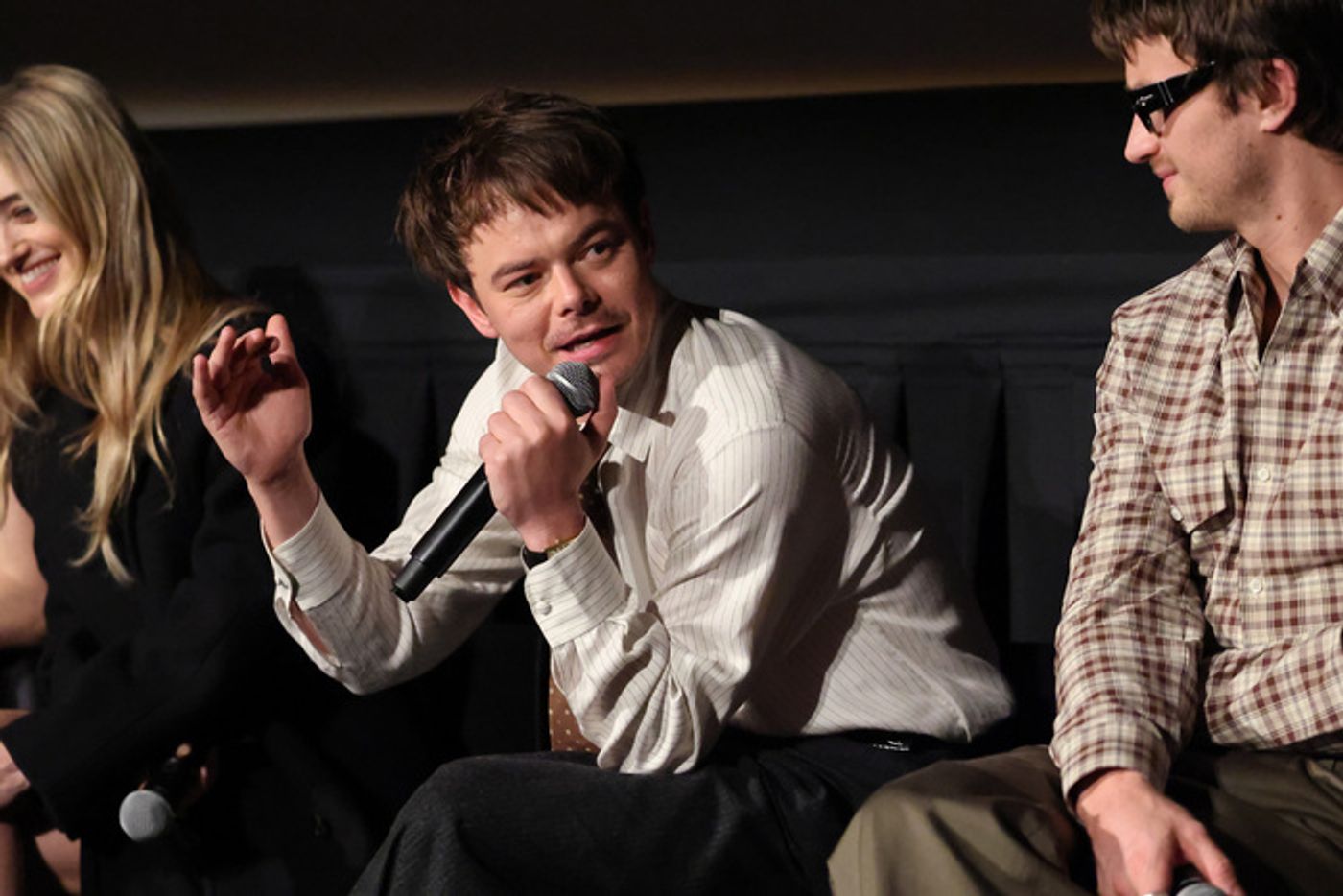 Photos: Gaten Matarazzo, Maya Hawke, & More at STRANGER THINGS 5 NYC Event Photos: Gaten Matarazzo, Maya Hawke, & More at STRANGER THINGS 5 NYC Event Image