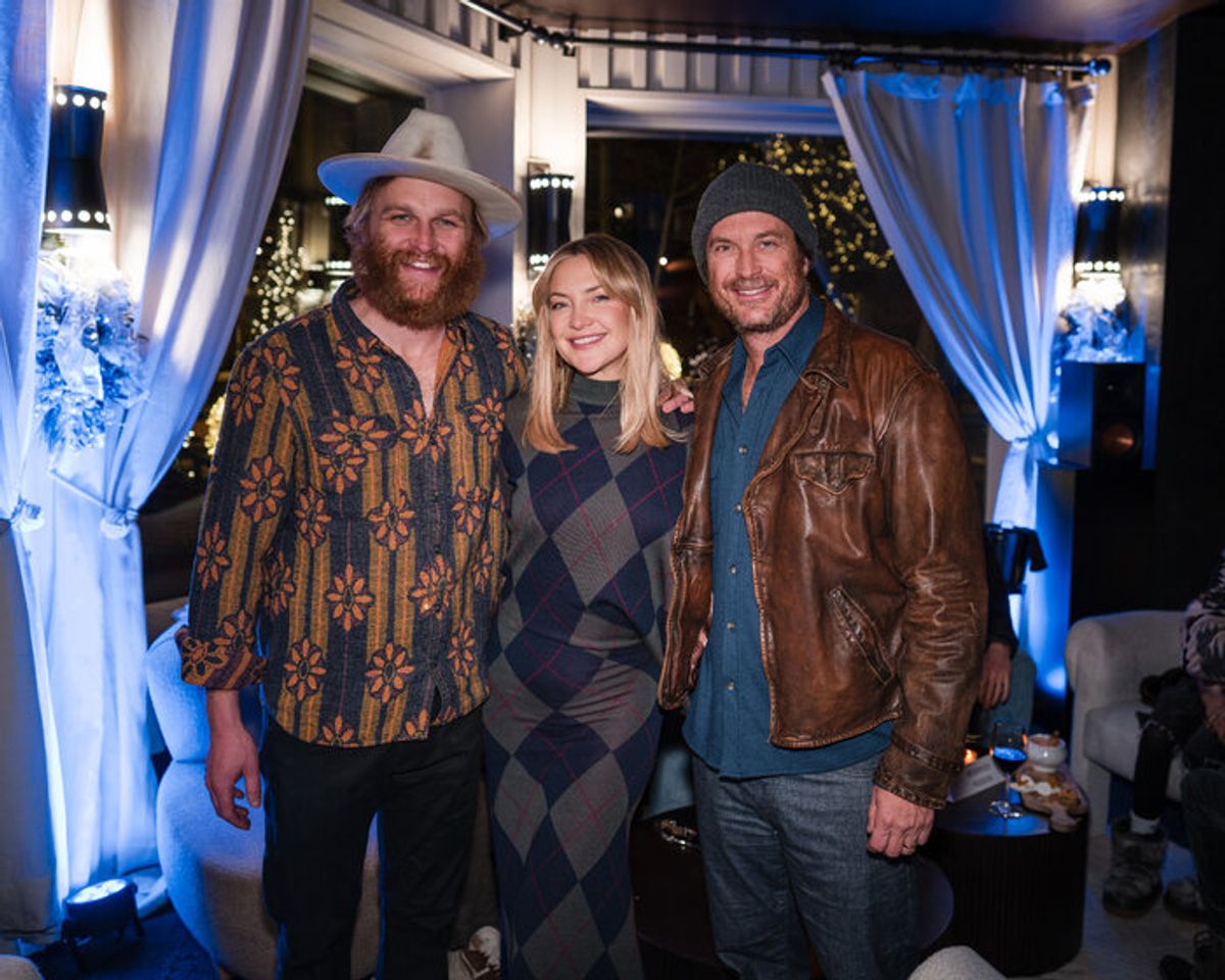 Wyatt Russell, Kate Hudson, Oliver Hudson at 