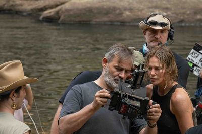Director/Producer Baltasar Kormákur and Charlize Theron  Photo