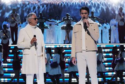 Andrea Bocelli and Matteo Bocelli  Photo