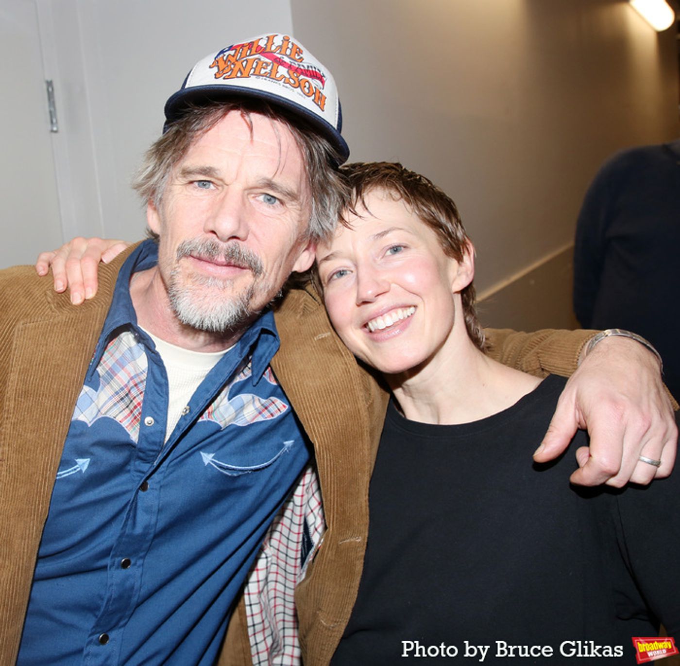 Photos: Ethan Hawke Visits Carrie Coon, Namir Smallwood and More in BUG  Image