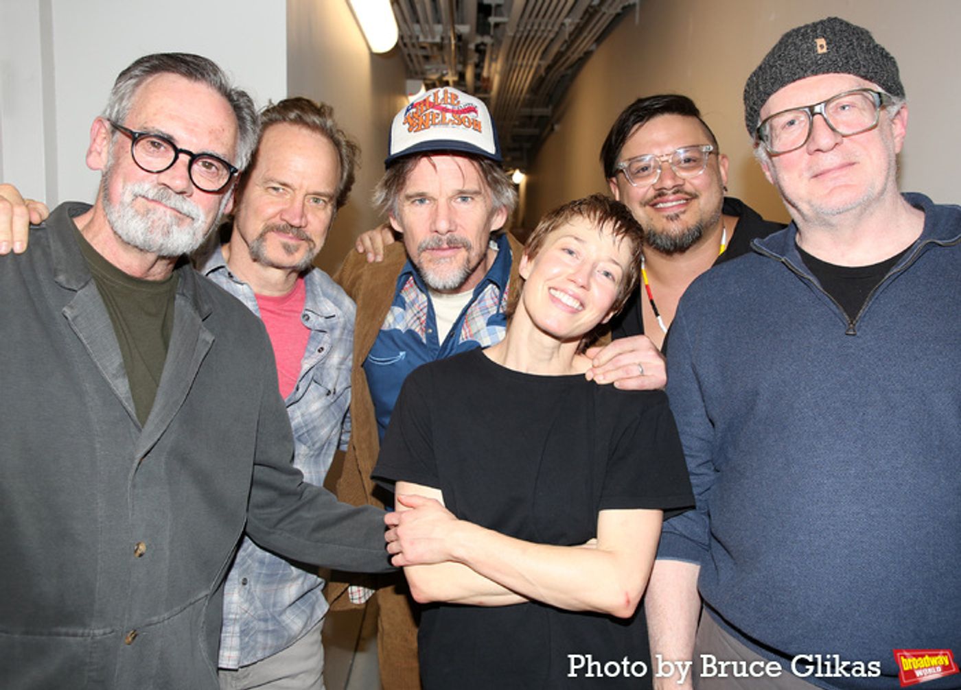 Photos: Ethan Hawke Visits Carrie Coon, Namir Smallwood and More in BUG Photos: Ethan Hawke Visits Carrie Coon, Namir Smallwood and More in BUG Image