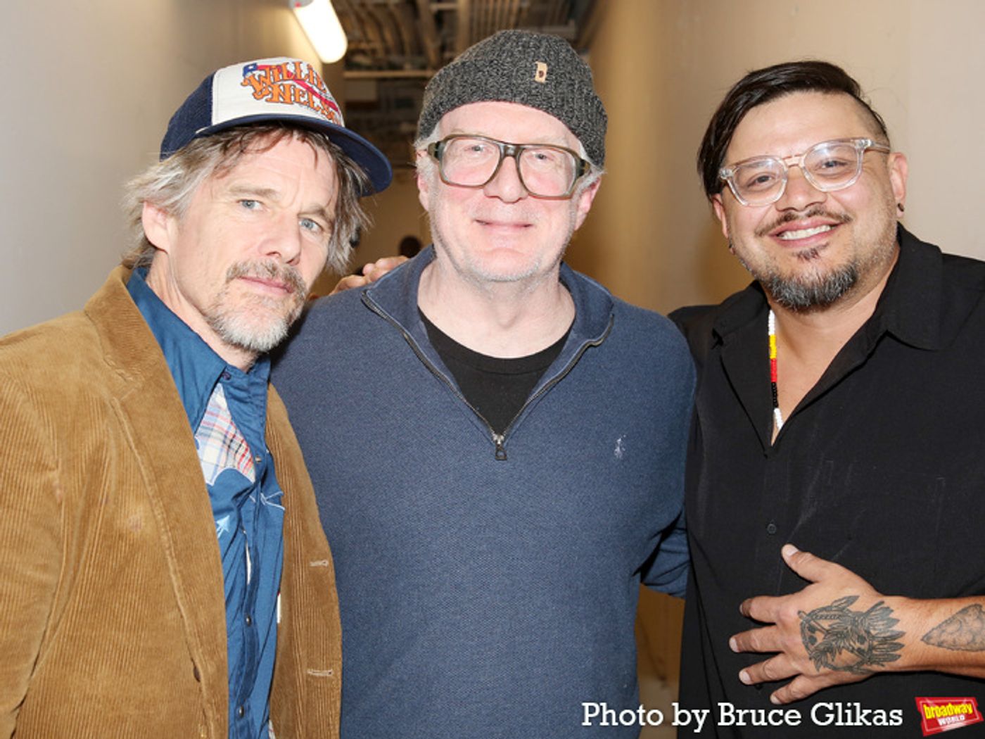 Photos: Ethan Hawke Visits Carrie Coon, Namir Smallwood and More in BUG Photos: Ethan Hawke Visits Carrie Coon, Namir Smallwood and More in BUG Image
