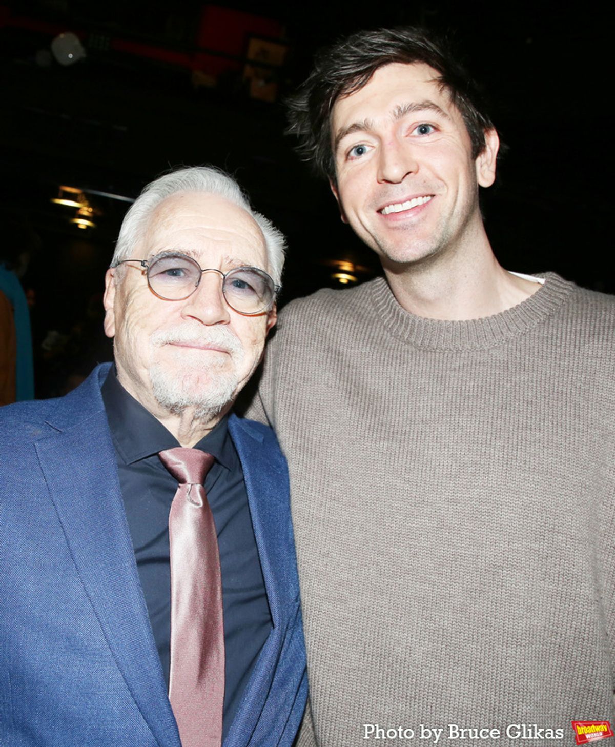 Brian Cox and Nicholas Braun at 