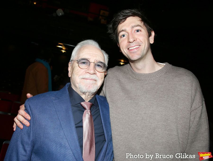 Photos: SUCCESSION Stars Brian Cox and Nicholas Braun Reunite at GRUESOME PLAYGROUND INJURIES Image