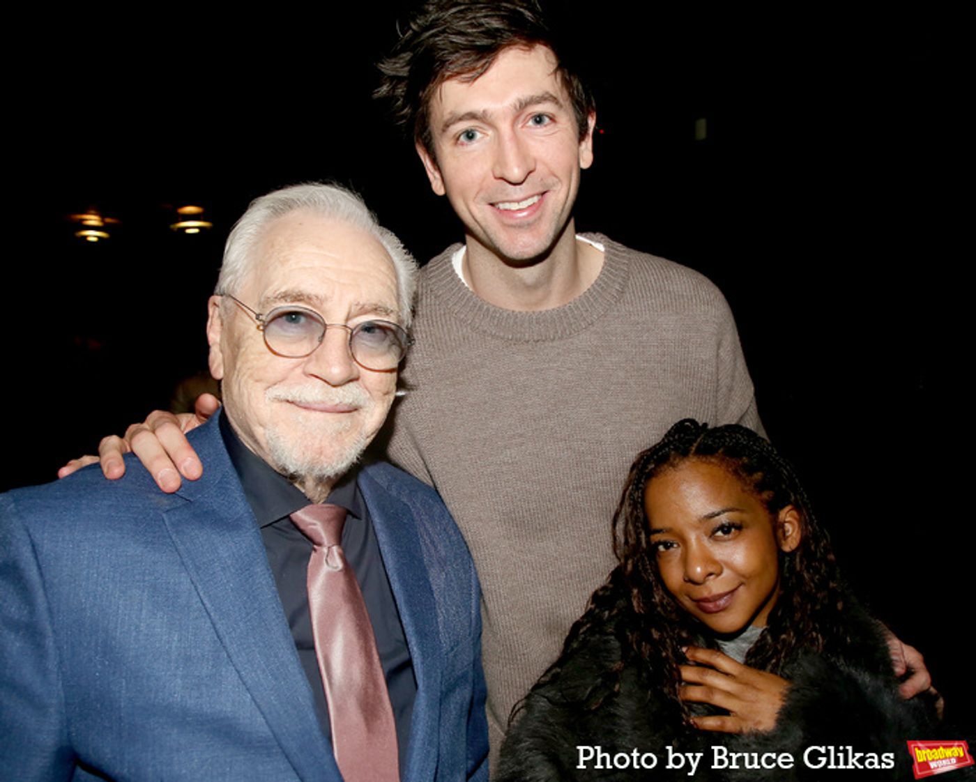 Photos: SUCCESSION Stars Brian Cox and Nicholas Braun Reunite at GRUESOME PLAYGROUND INJURIES  Image