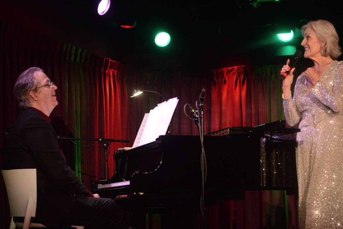 Christopher Denny and Karen Mason. Photo credit: Maryann Lopinto at 