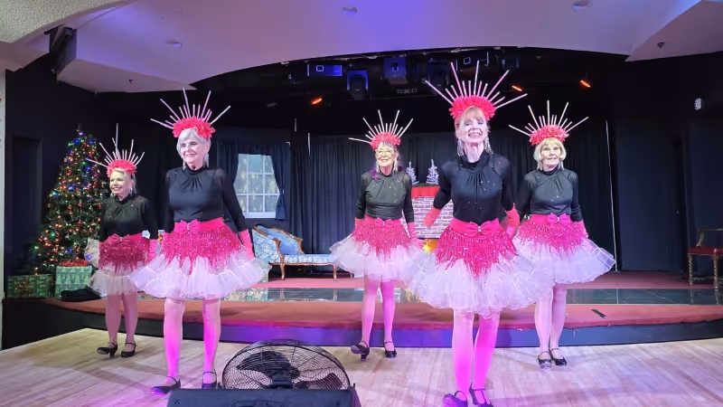 Review: CHAMPAGNE AND MISTLETOE at Vapors Live in Hot Springs Image