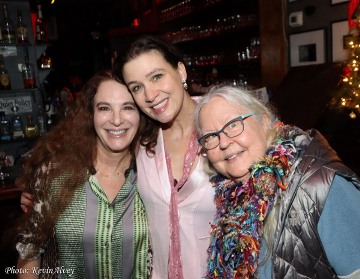 Hillary Rollins, Maude Maggart, Christine Lavin at 