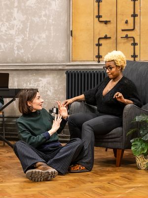 Frances McNamee and Sydney Sainte Photo