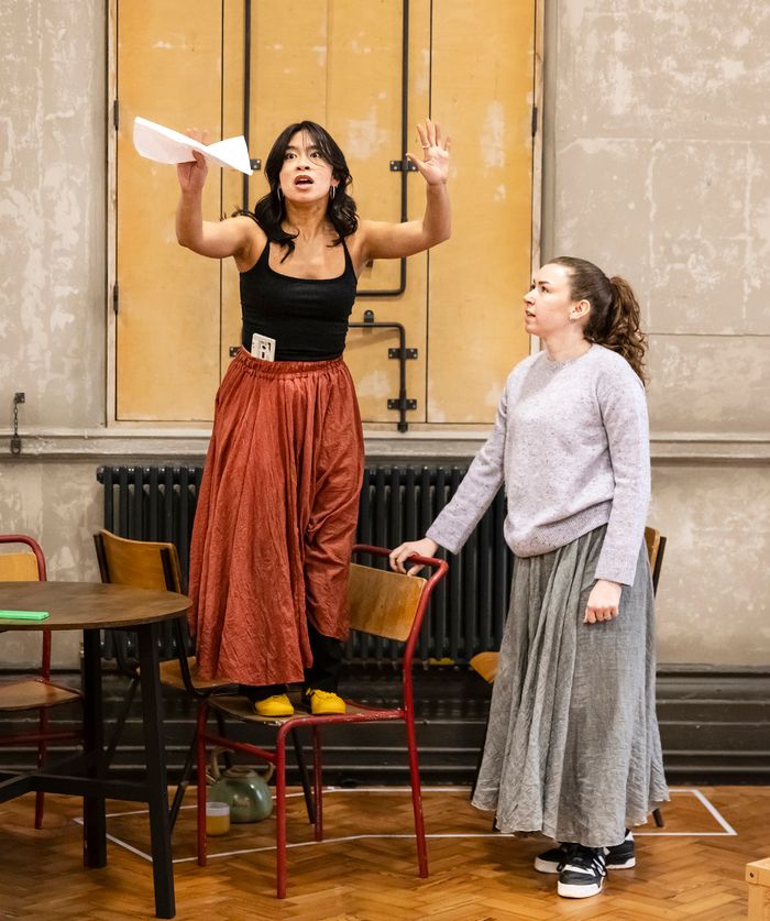 Photos: Frances McNamee, Rebecca Trehearn & Kirsty Findlay in BALLAD LINES Rehearsals — photo 3 of 14