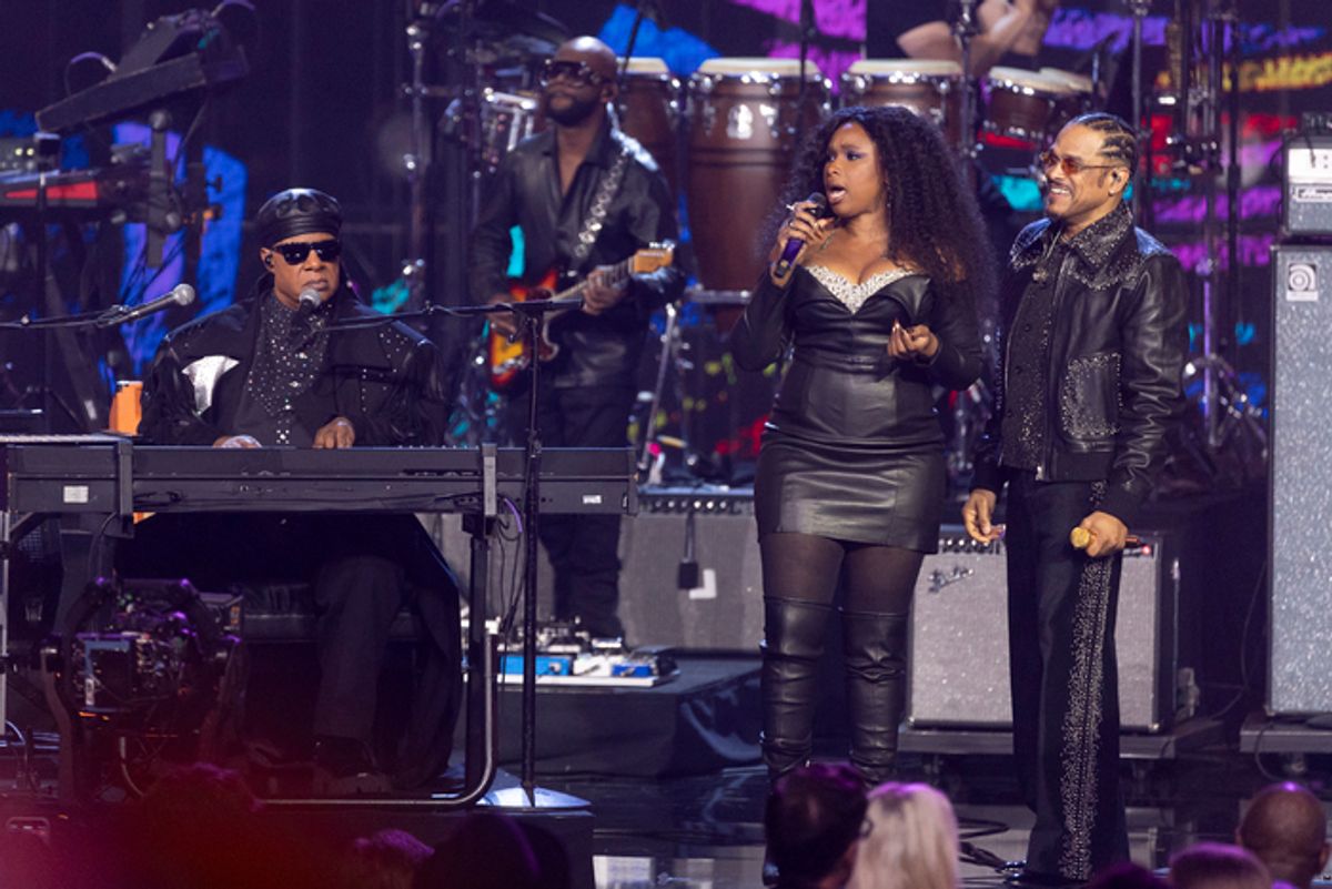 STEVIE WONDER, JENNIFER HUDSON, MAXWELL
 at 