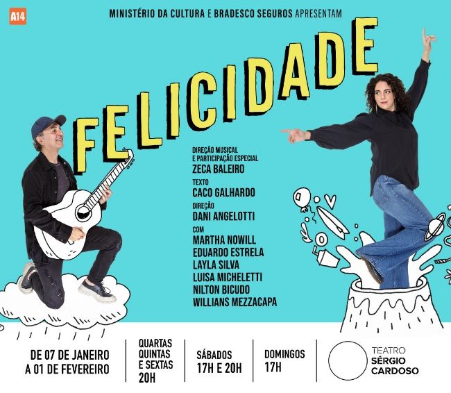 Happiness Takes the Stage: Starring Zeca Baleiro Musical FELICIDADE Opens in São Paulo  Image