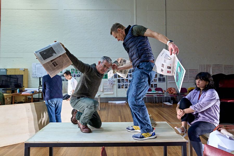 Photos: MAN AND BOY Rehearsals at The National Theatre Image