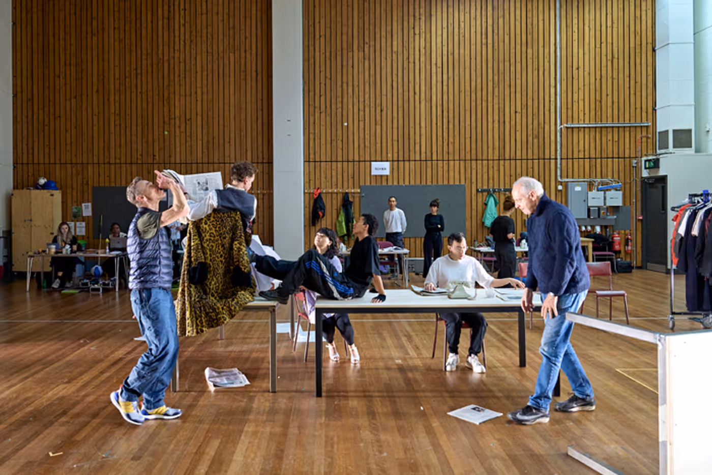Photos: MAN AND BOY Rehearsals at The National Theatre  Image