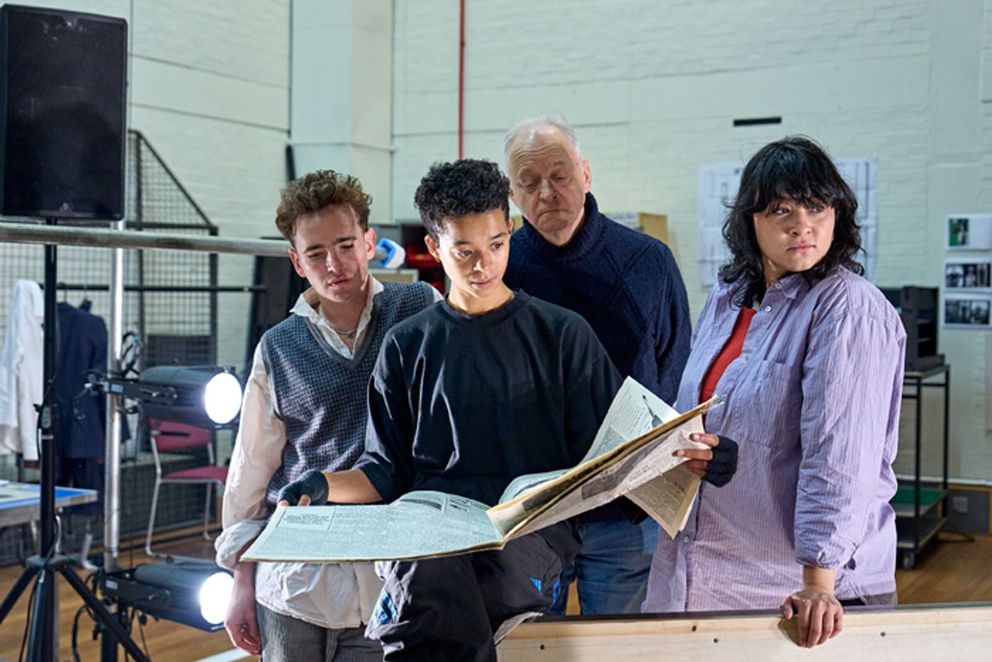 Photos: MAN AND BOY Rehearsals at The National Theatre  Image