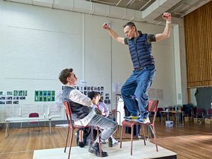 Laurie Kynaston and Ben Daniels Photo