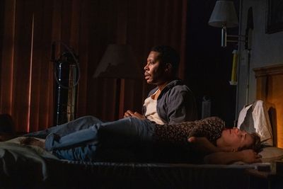 Namir Smallwood, Carrie Coon Photo