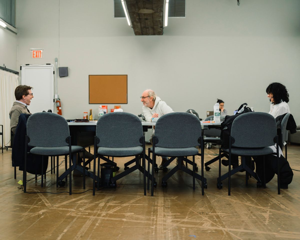 Sean Hayes in Rehearsals for The Unknown  at 