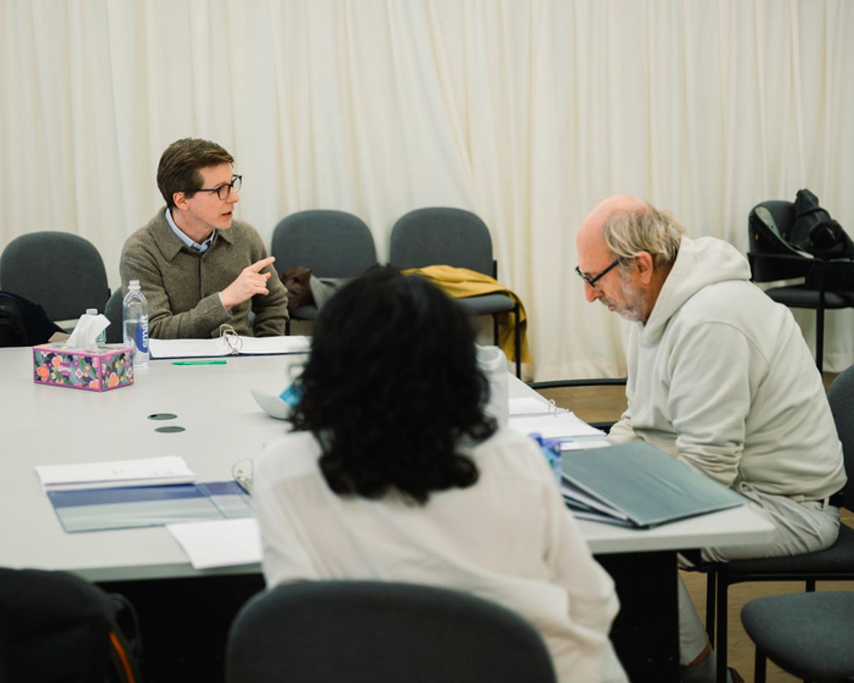 Sean Hayes in Rehearsals for The Unknown  at 