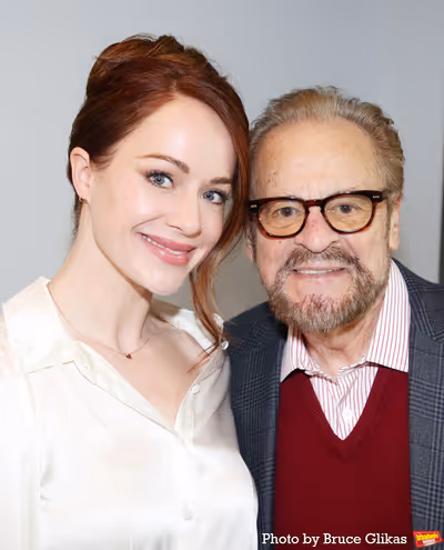 Whitney Leavitt and Producer Barry Weissler  Photo