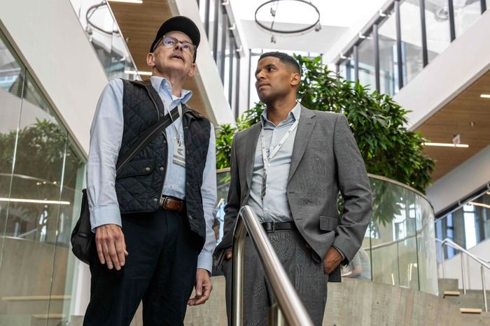 Photos: Billy Magnussen, Sarah Goldberg, & More in First-Look at AMC Series THE AUDACITY  Image