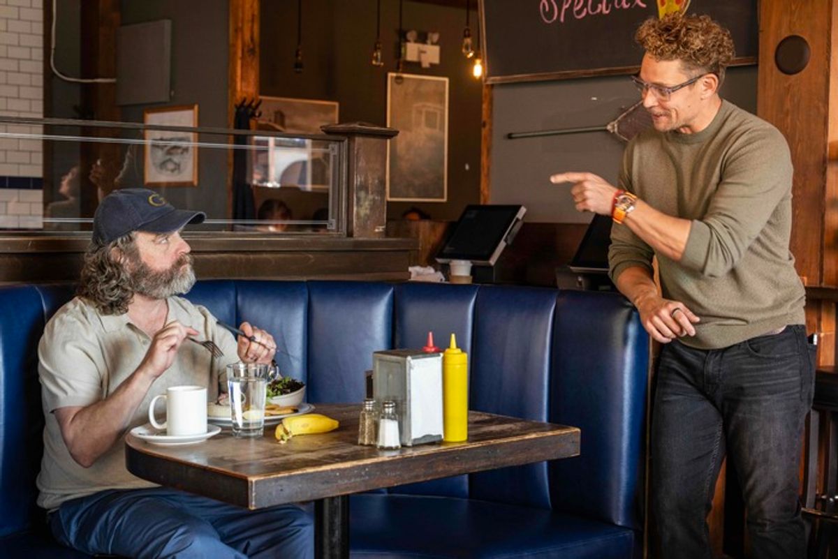 Zach Galifianakis and Billy Magnussen  at 