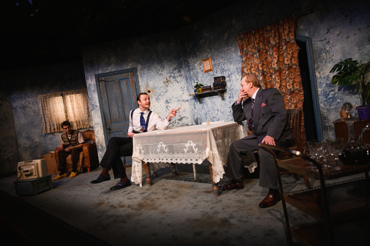 Fred Woodley Evans, Chris Walley, and Forbes Masson at 