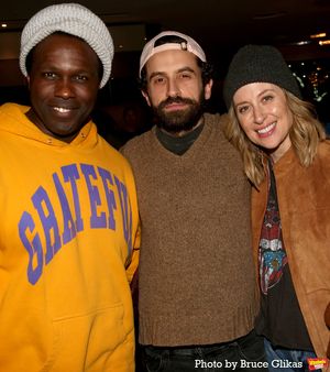 Joshua Henry, Brandon Uranowitz and Caissie Levy Photo